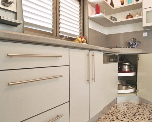 צבע שמנת למטבח